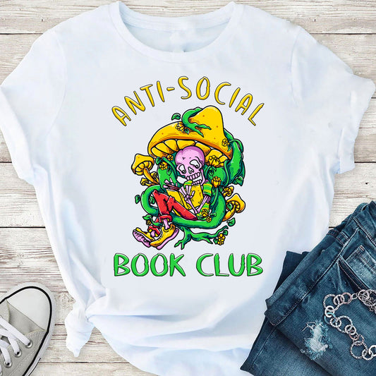 2D Tshirt Anti Social Book Club S2